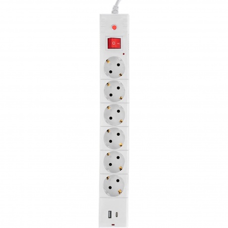 Сетевой фильтр Buro BU-SP3_USB_2A-W 3м (6 розеток) белый
Сетевой фильтр Buro BU-SP3_USB_2A-W 3м (6 розеток) белый