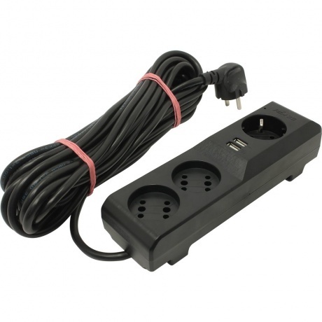 Сетевой фильтр Pilot 3G 10м (3 розетки) черный
Сетевой фильтр Pilot 3G 10м (3 розетки) черный