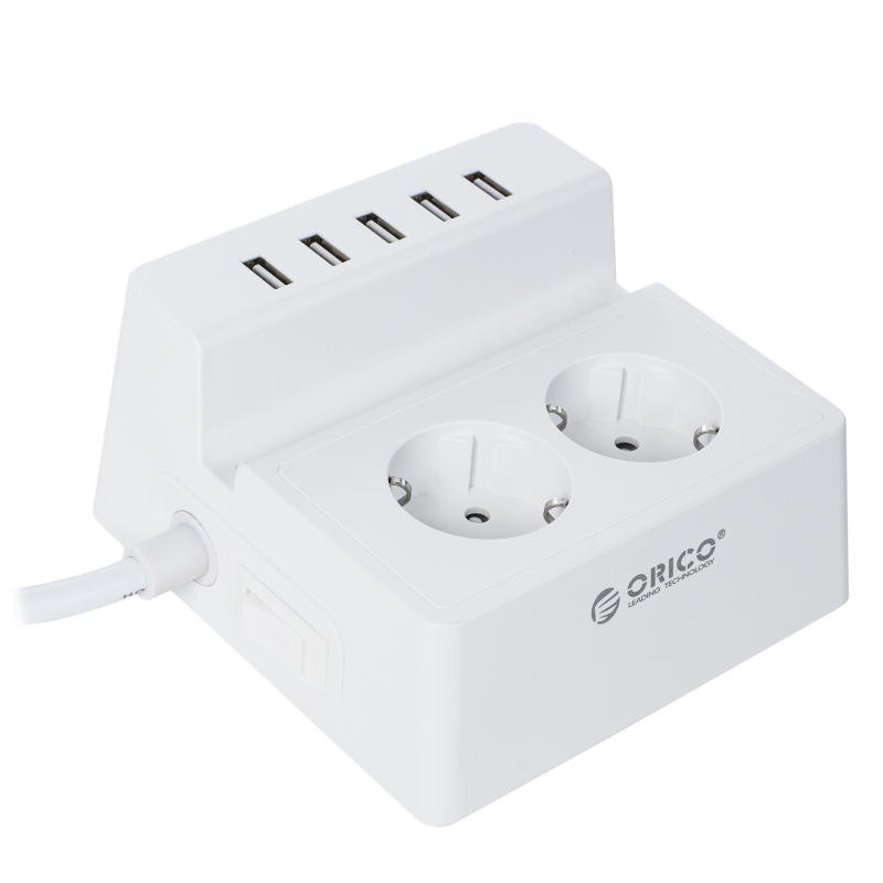 Сетевой фильтр Orico ODC-2A5U-V1-EU-WH 1.5м White
Сетевой фильтр Orico ODC-2A5U-V1-EU-WH 1.5м White