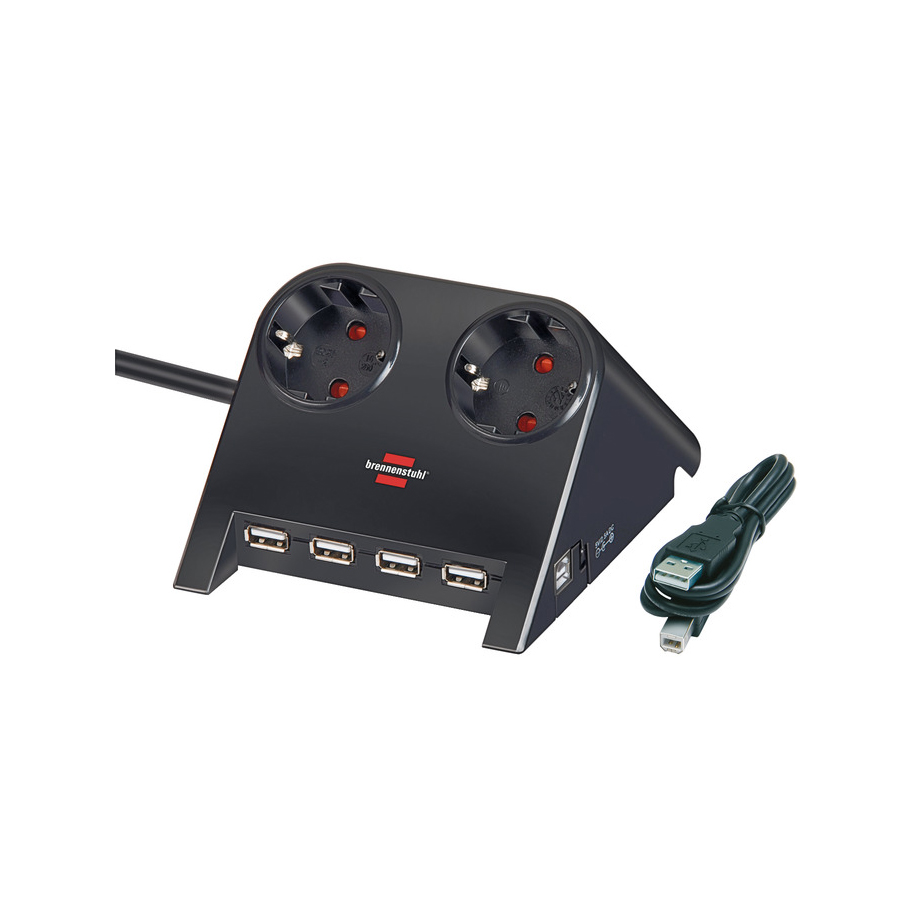 Удлинитель Brennenstuhl Desktop-Power 1.8м, 2 розетки (1153500122) Black
Удлинитель Brennenstuhl Desktop-Power 1.8м, 2 розетки (1153500122) Black