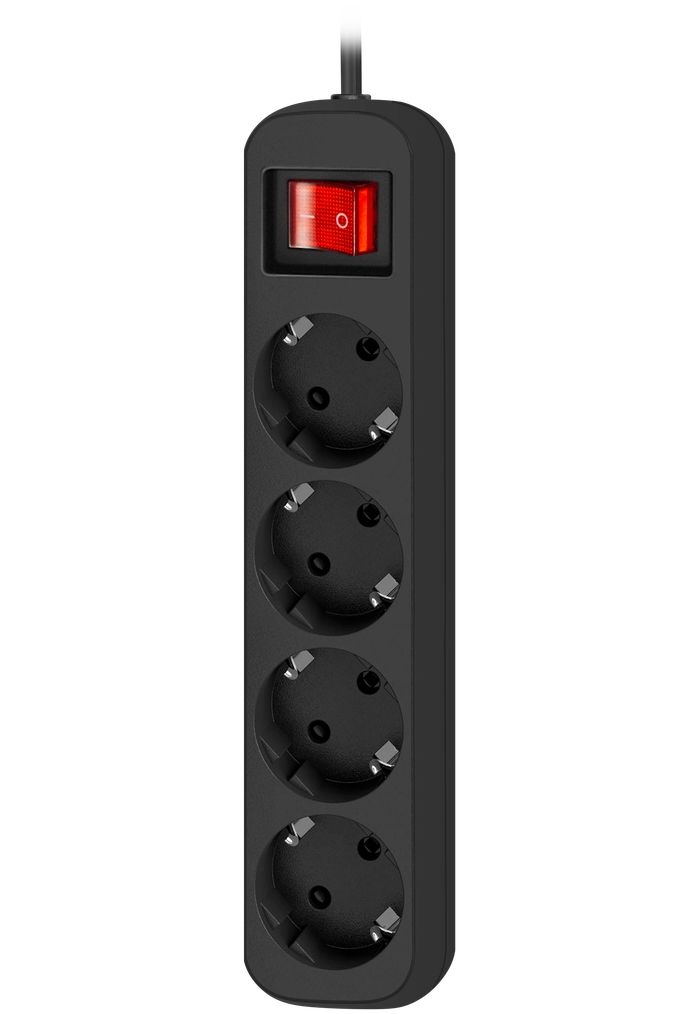 Удлинитель Defender G418 1.8м, 4 розетки (99337) Black
Удлинитель Defender G418 1.8м, 4 розетки (99337) Black