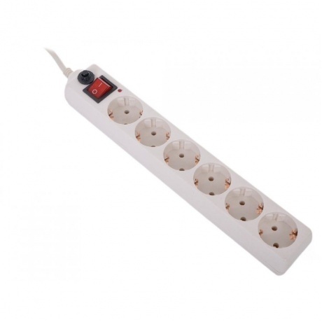 Сетевой фильтр Pilot S 3м (6 розеток) белый
Сетевой фильтр Pilot S 3м (6 розеток) белый
