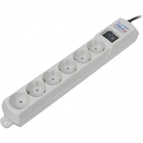 Сетевой фильтр Pilot S 3м (6 розеток) белый
Сетевой фильтр Pilot S 3м (6 розеток) белый
