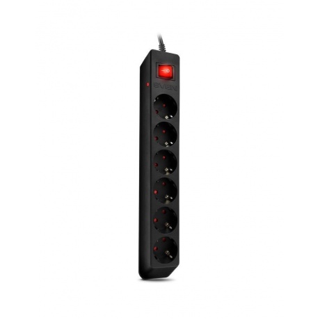Сетевой фильтр Sven Optima 6 Sockets 1.8m Black SV-021016
Сетевой фильтр Sven Optima 6 Sockets 1.8m Black SV-021016