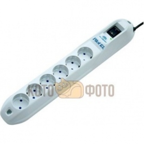 Сетевой фильтр Pilot GL 7м (6 розеток) белый
Сетевой фильтр Pilot GL 7м (6 розеток) белый
