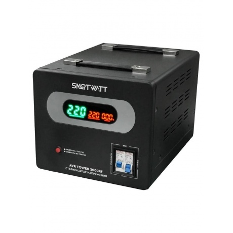 Стабилизатор напряжения Smartwatt AVR Tower 3000RF 3000ВА черный
Стабилизатор напряжения Smartwatt AVR Tower 3000RF 3000ВА черный