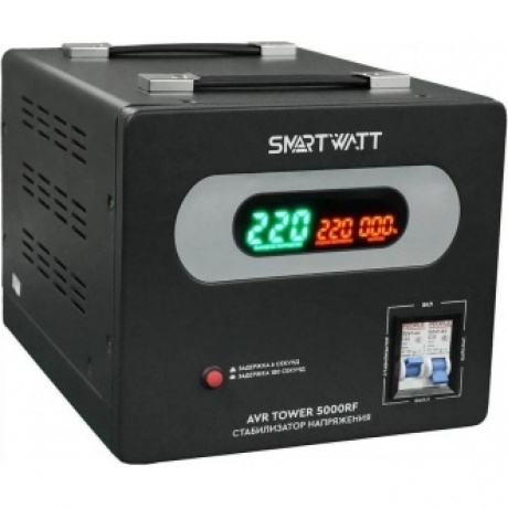 Стабилизатор напряжения Smartwatt AVR Tower 5000RF 5000ВА черный
Стабилизатор напряжения Smartwatt AVR Tower 5000RF 5000ВА черный