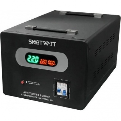 Стабилизатор напряжения Smartwatt AVR Tower 8000RF 8000ВА черный
Стабилизатор напряжения Smartwatt AVR Tower 8000RF 8000ВА черный