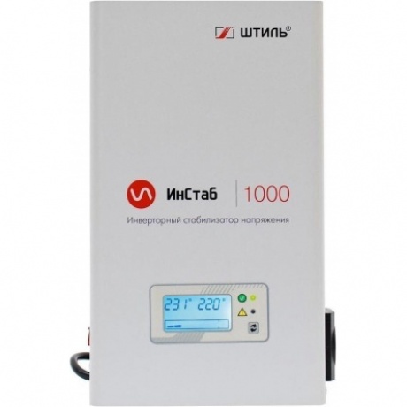 Стабилизатор напряжения Штиль ИнСтаб IS1000 800Вт 1000ВА белый
Стабилизатор напряжения Штиль ИнСтаб IS1000 800Вт 1000ВА белый