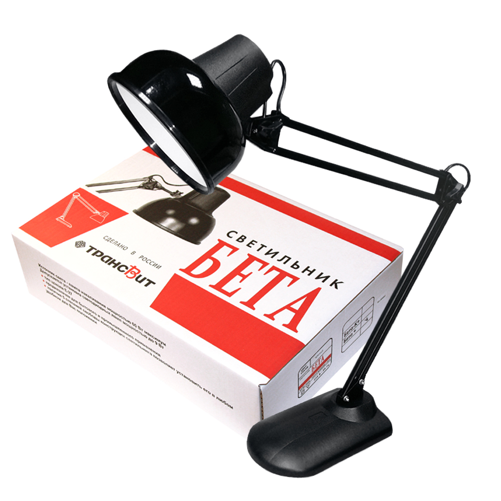 Светильник настольный Трансвит Бета+ (BETABASE/BL) черный
Светильник настольный Трансвит Бета+ (BETABASE/BL) черный