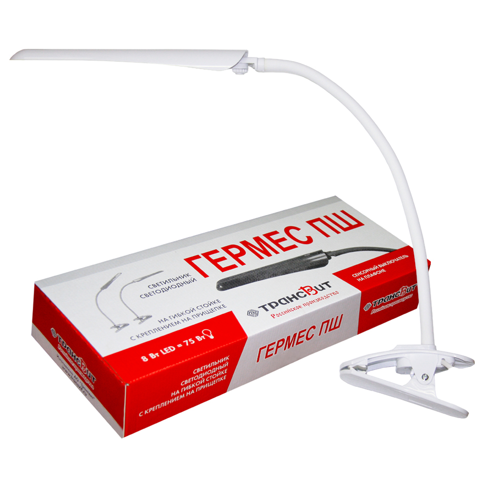 Светильник настольный Трансвит Гермес ПШ (HERMES-PSH/WT) белый
Светильник настольный Трансвит Гермес ПШ (HERMES-PSH/WT) белый