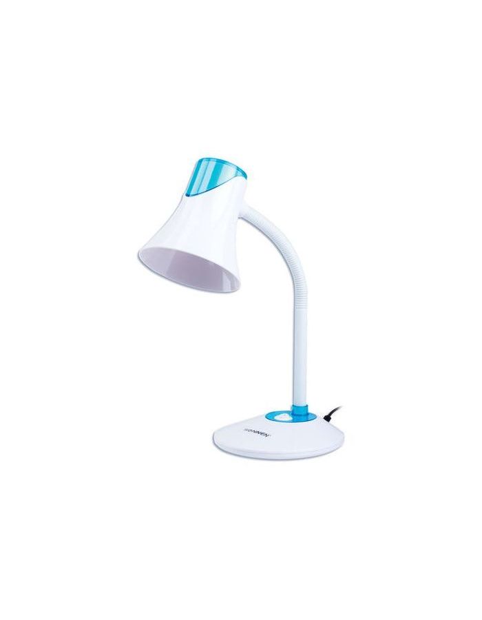 Светильник настольный SONNEN OU-607, на подставке, ЦОКОЛЬ Е27, белый/синий, 236681
Светильник настольный SONNEN OU-607, на подставке, ЦОКОЛЬ Е27, белый/синий, 236681