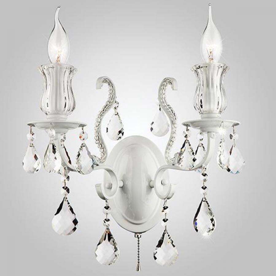 Бра (светильник настенный) Евросвет Хрусталь 10077/2 Strotskis
Бра (светильник настенный) Евросвет Хрусталь 10077/2 Strotskis