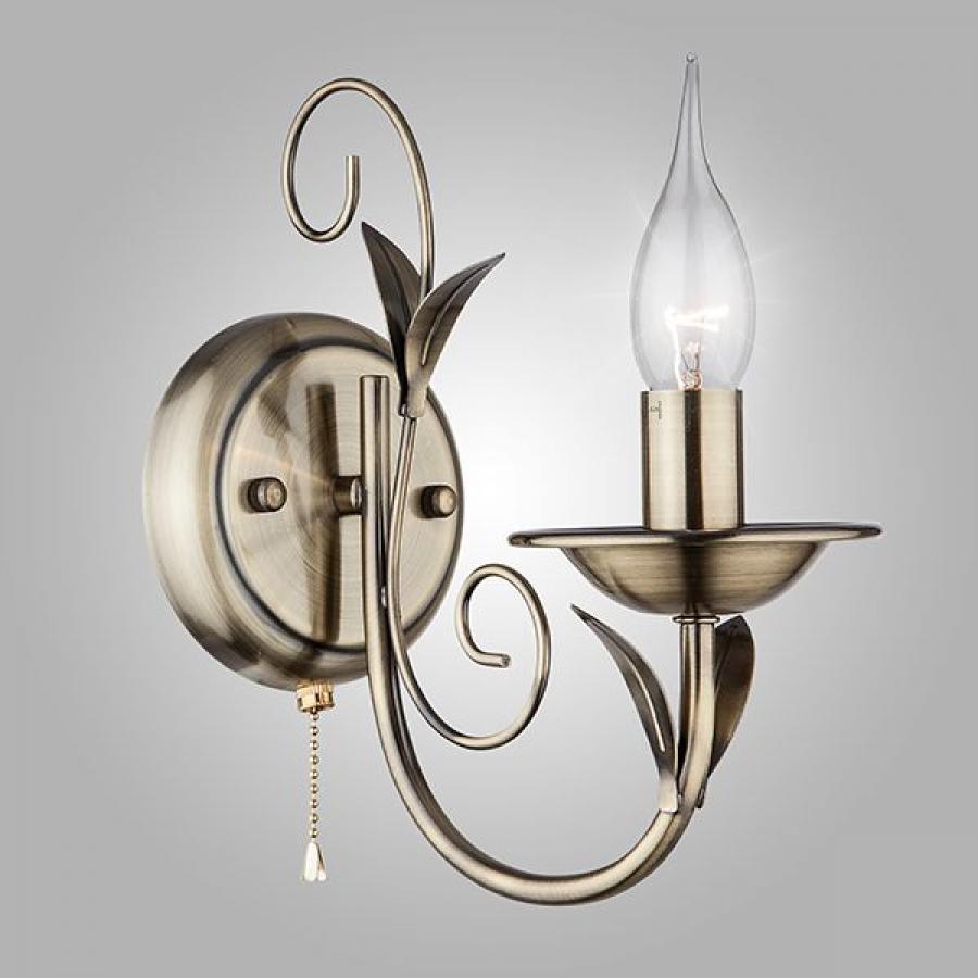 Бра (светильник настенный) Евросвет Классика 60050/1 античная бронза
Бра (светильник настенный) Евросвет Классика 60050/1 античная бронза