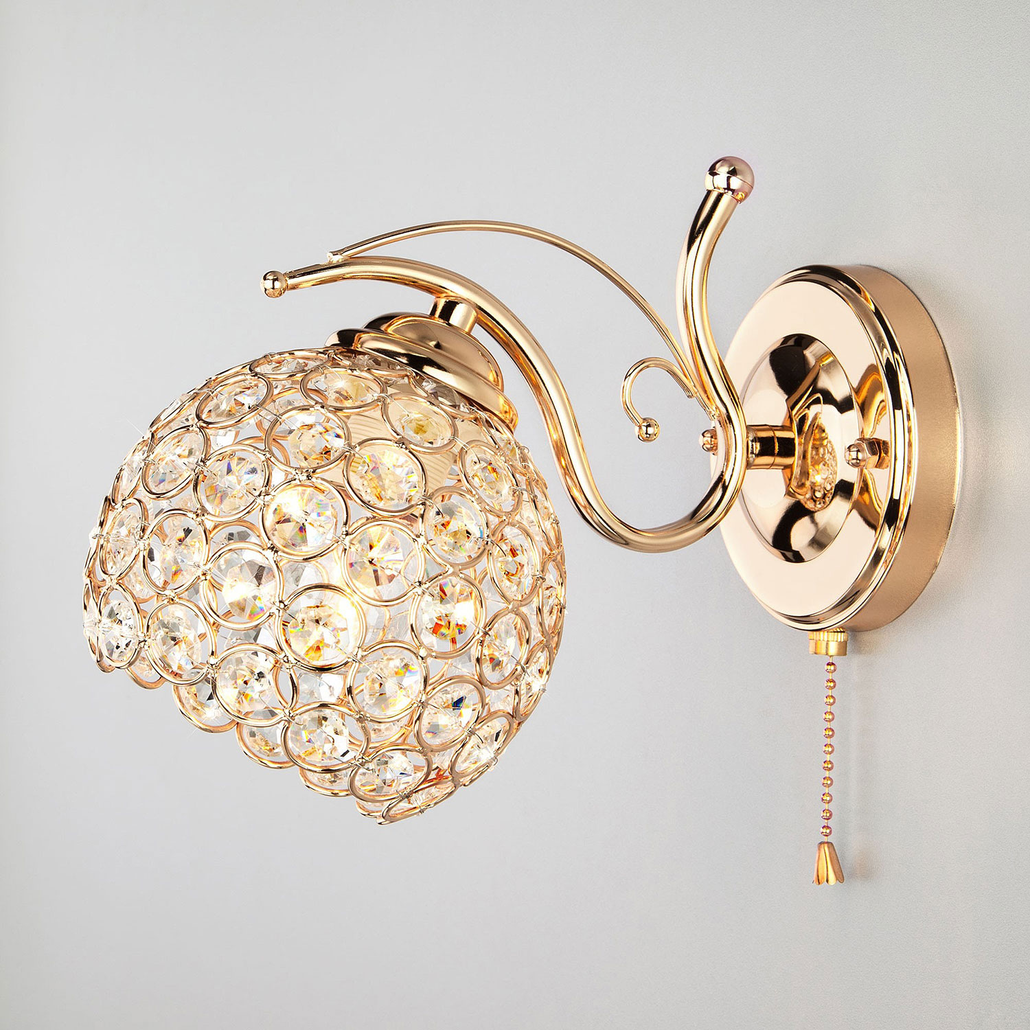 Настенный светильник Евросвет Mirage 7777/1 золото
Настенный светильник Евросвет Mirage 7777/1 золото