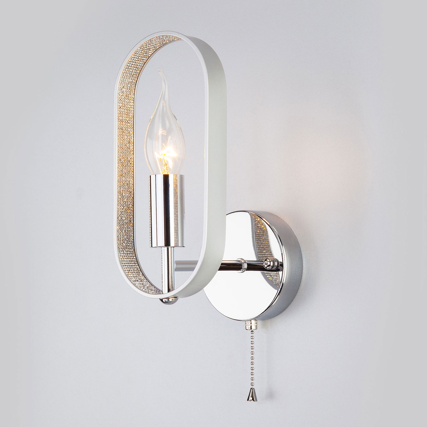 Настенный светильник Евросвет Maglia 60077/1 хром
Настенный светильник Евросвет Maglia 60077/1 хром