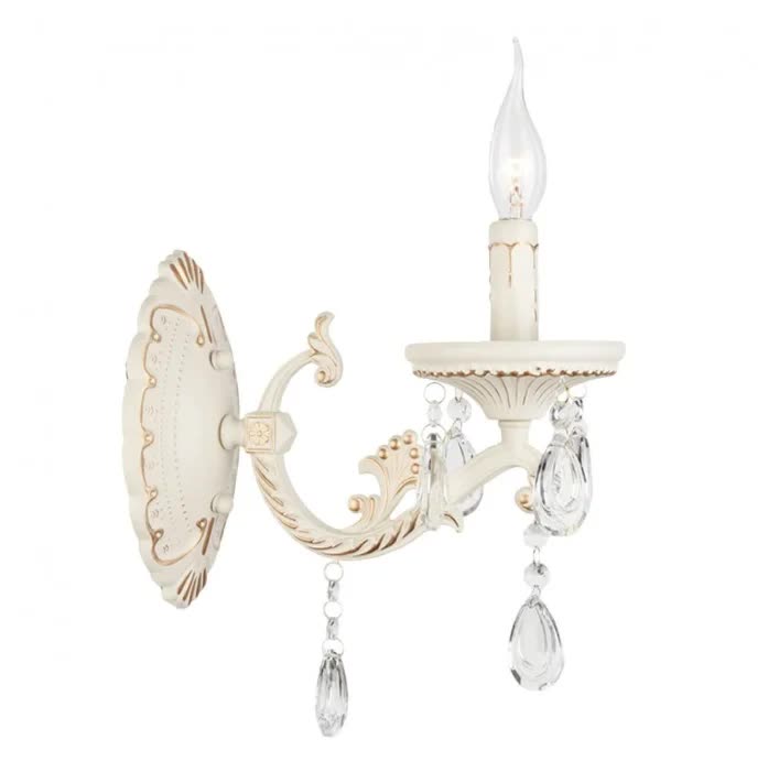 Бра Евросвет 3585/1 белый/прозрачный хрусталь Strotskis
Бра Евросвет 3585/1 белый/прозрачный хрусталь Strotskis