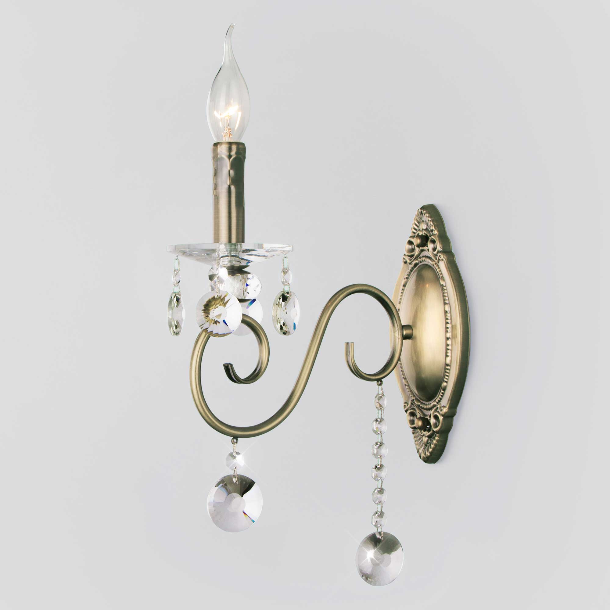 Бра Евросвет 10104/1 античная бронза/прозрачный хрусталь Strotskis
Бра Евросвет 10104/1 античная бронза/прозрачный хрусталь Strotskis