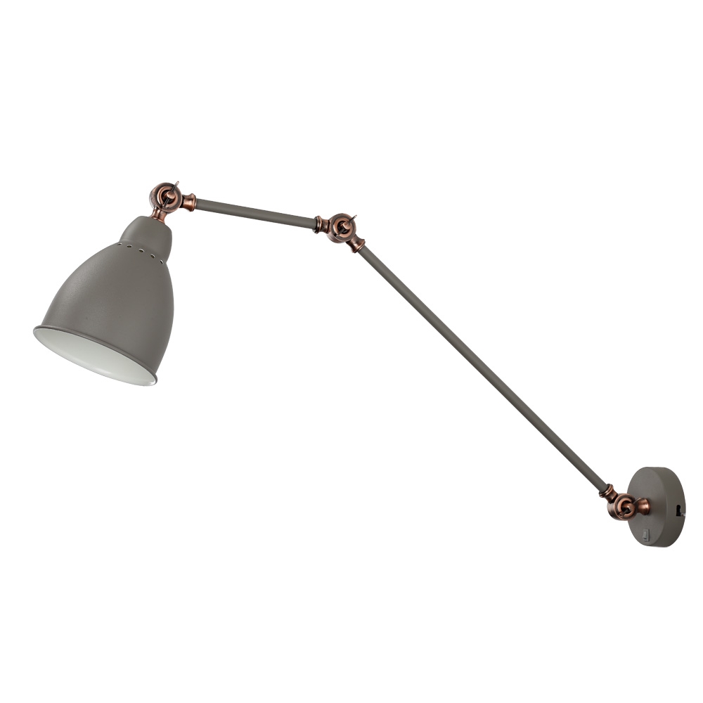 Бра Arte Lamp Braccio A2055AP-1GY
Бра Arte Lamp Braccio A2055AP-1GY