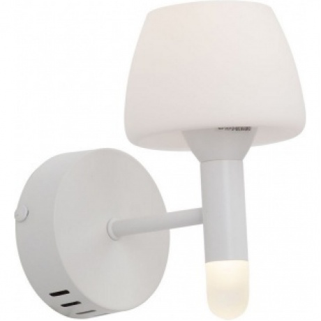 Светильник настенный V4056/1A, 1xE27 макс. 60Вт+LED 2W
Светильник настенный V4056/1A, 1xE27 макс. 60Вт+LED 2W