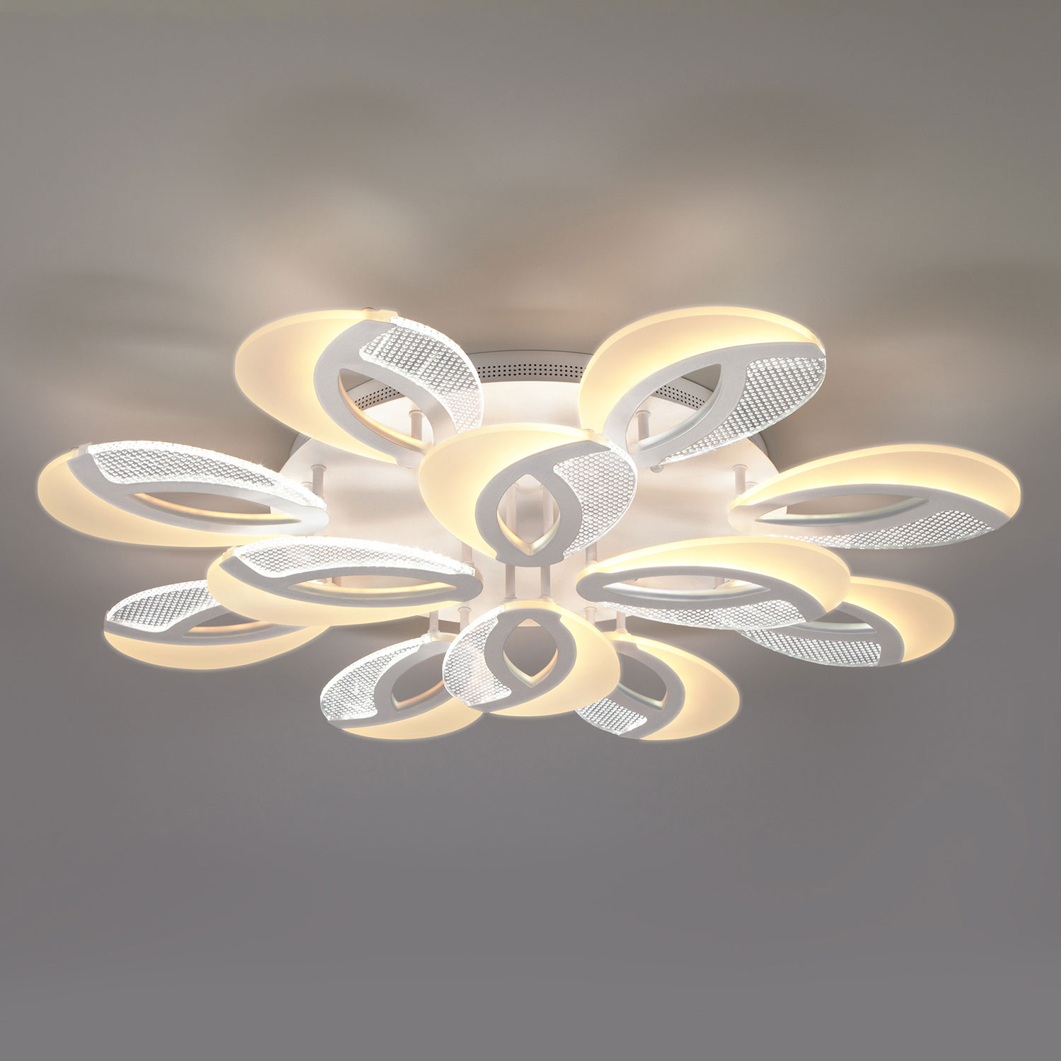 Потолочный светильник Евросвет Flake 90140/12 белый 168W
Потолочный светильник Евросвет Flake 90140/12 белый 168W