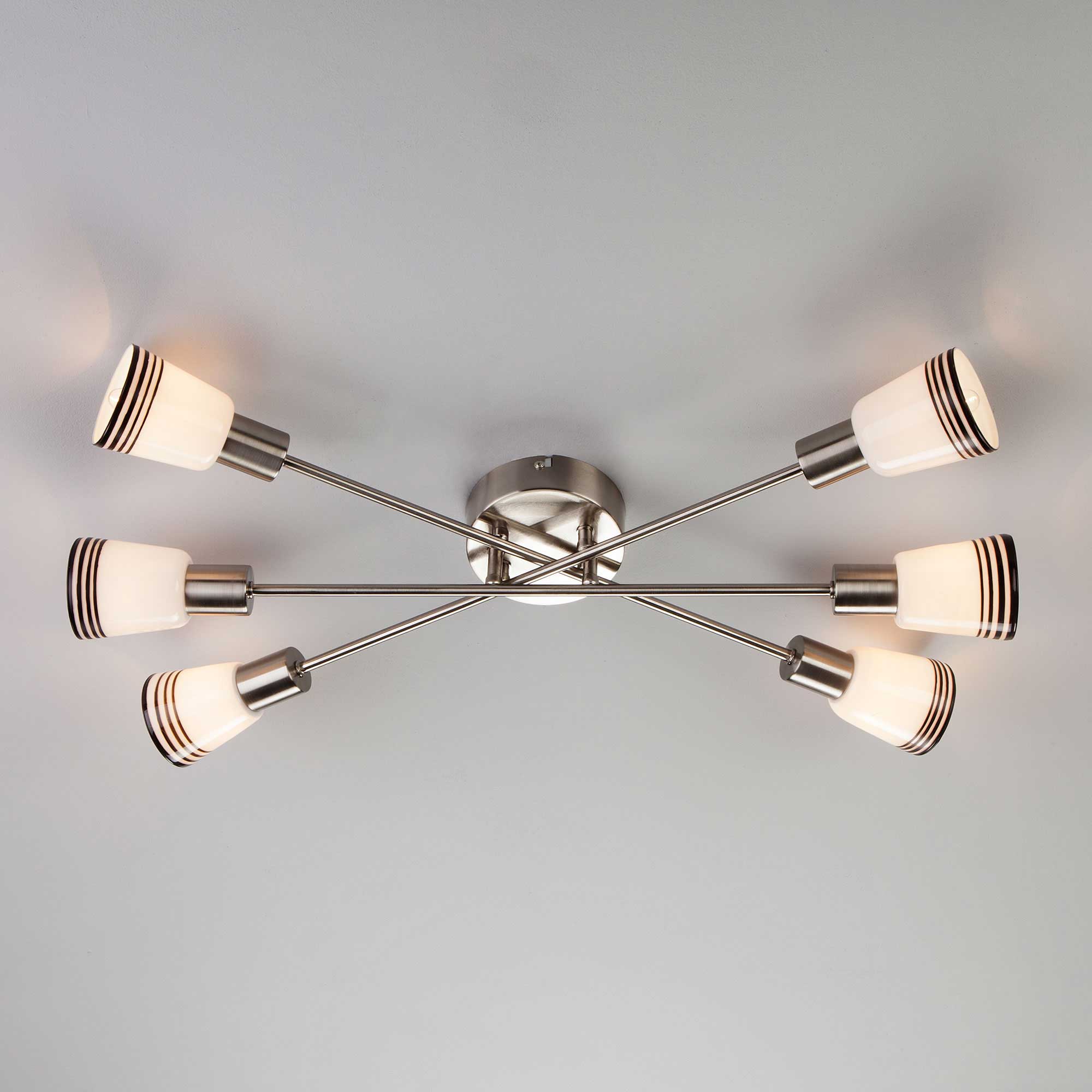 Потолочный светильник Евросвет 30132/6 сатин-никель
Потолочный светильник Евросвет 30132/6 сатин-никель