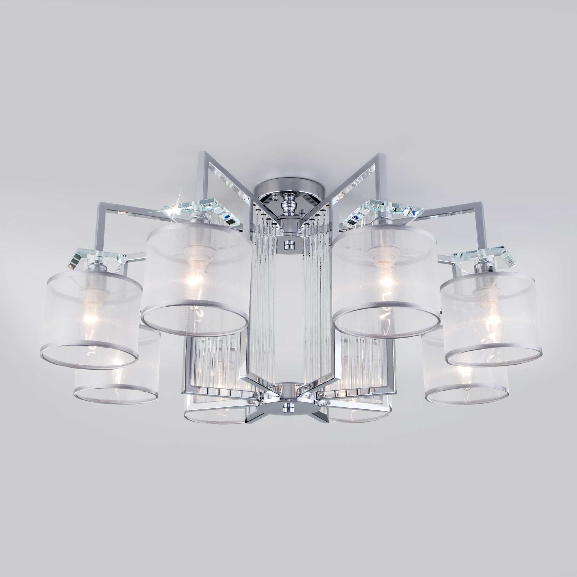 Потолочный светильник Евросвет 60108/8 хром
Потолочный светильник Евросвет 60108/8 хром