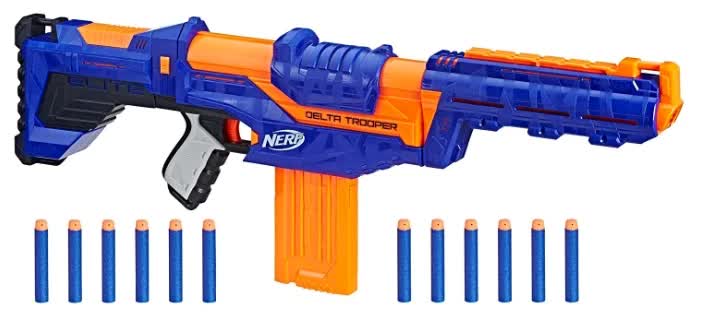 Бластер Hasbro Nerf Дельта Трупер E1911EU4
Бластер Hasbro Nerf Дельта Трупер E1911EU4