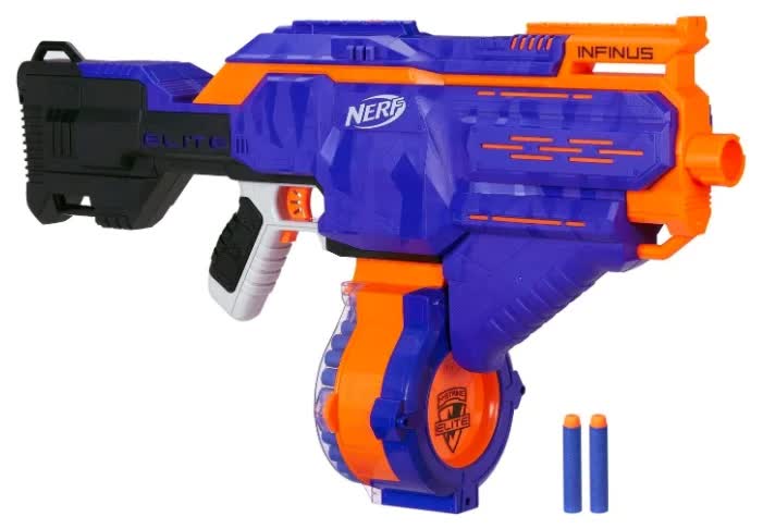Бластер Hasbro Nerf Инфинус E0438EU4
Бластер Hasbro Nerf Инфинус E0438EU4