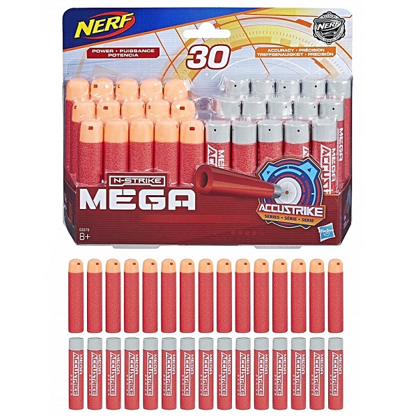 Игрушка стрелы Hasbro Nerf НЁРФ МЕГА 30 штук: комбо E2275
Игрушка стрелы Hasbro Nerf НЁРФ МЕГА 30 штук: комбо E2275
