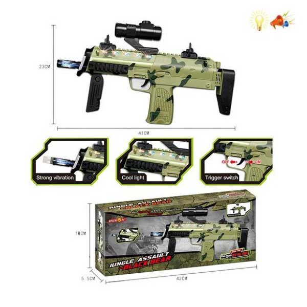 Автомат BLACK BEAR цв.камуфляж на бат.(свет,звук)в коробке с прицелом,цветная подсветка и движение дула при стрельбе 741
Автомат BLACK BEAR цв.камуфляж на бат.(свет,звук)в коробке с прицелом,цветная подсветка и движение дула при стрельбе 741