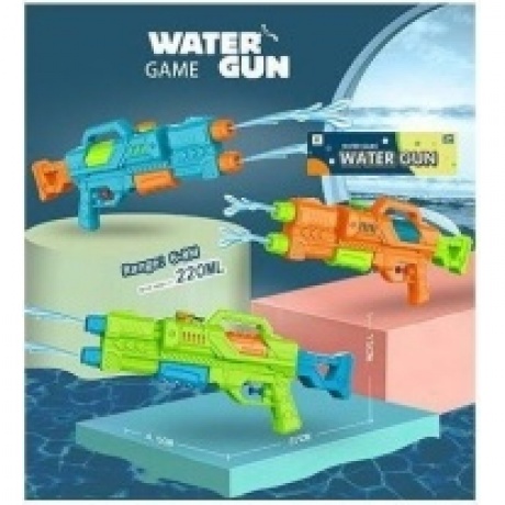 Бластер (длина 37см) водный, 3 цвета, в пакете двухструйный;голубой/салатовый/оранжевый
Бластер (длина 37см) водный, 3 цвета, в пакете двухструйный;голубой/салатовый/оранжевый