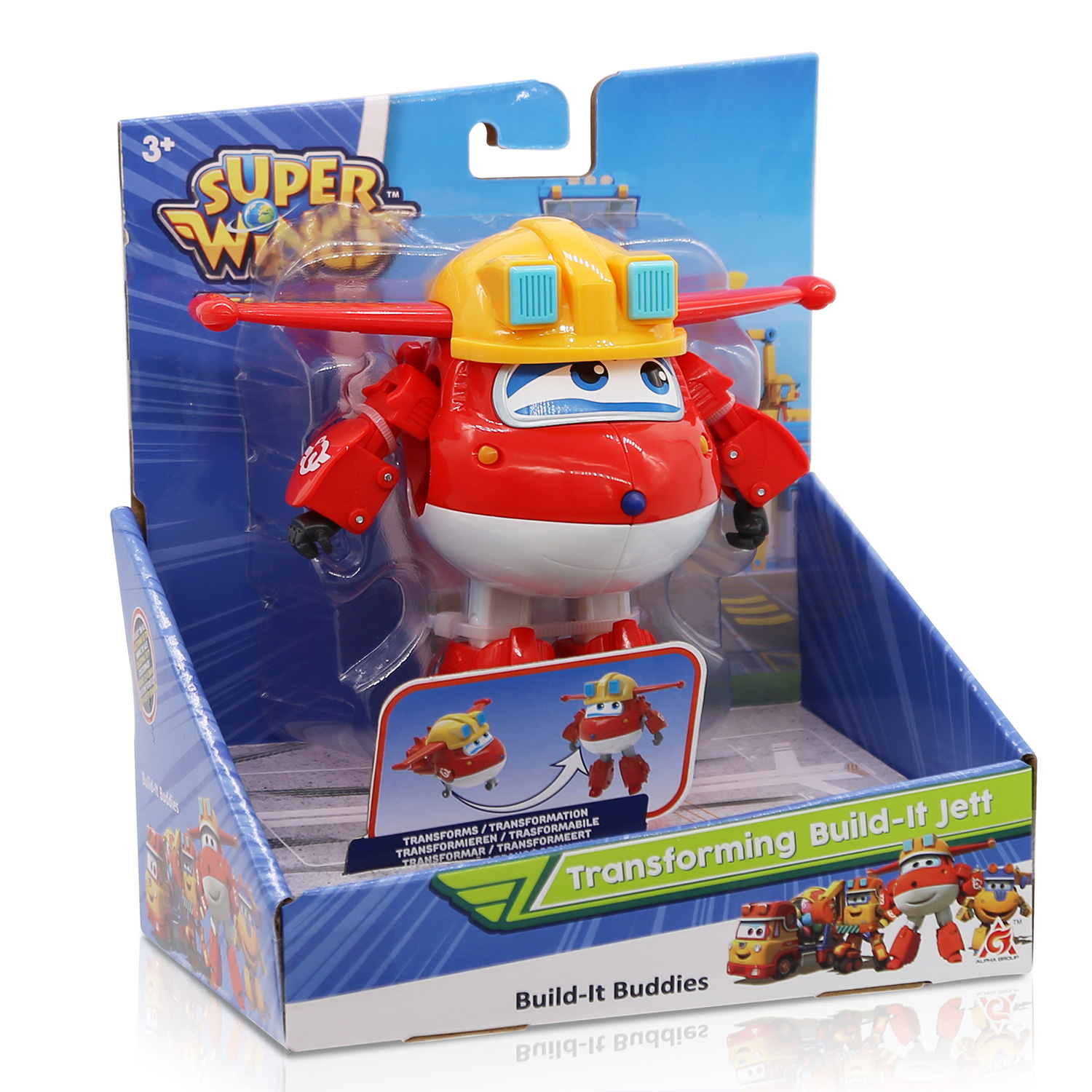 Трансформер Super Wings Джетт (команда Строителей
Трансформер Super Wings Джетт (команда Строителей