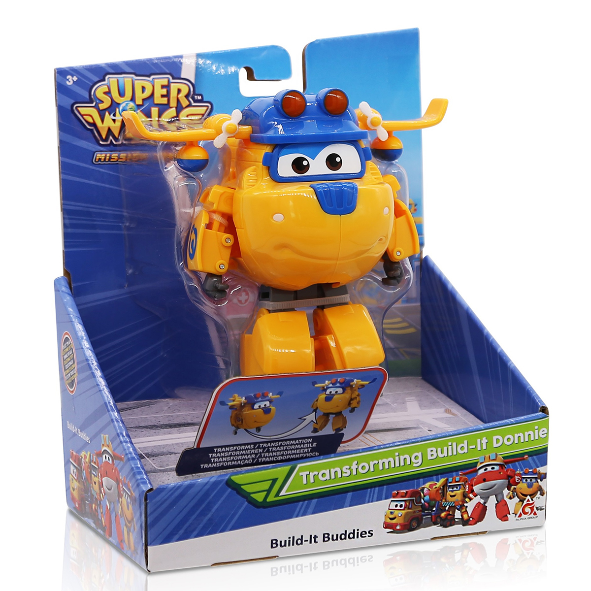 Трансформер Super Wings Донни (команда Строителей
Трансформер Super Wings Донни (команда Строителей