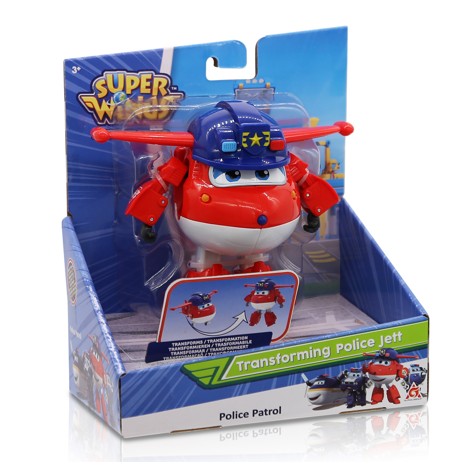 Трансформер Super Wings Джетт (команда Полиции
Трансформер Super Wings Джетт (команда Полиции