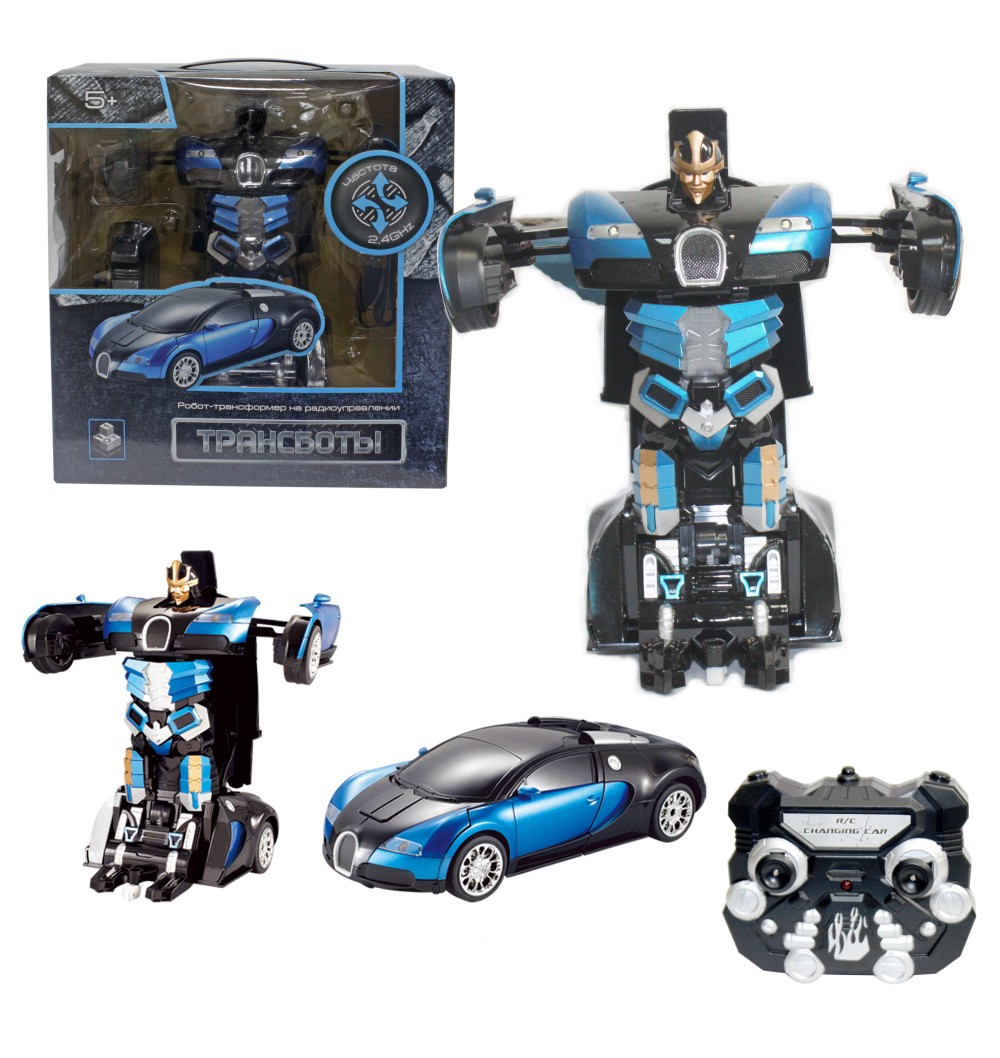 1TOY Трансформер на р/у 2,4GHz, "Спорткар", синий
1TOY Трансформер на р/у 2,4GHz, "Спорткар", синий
