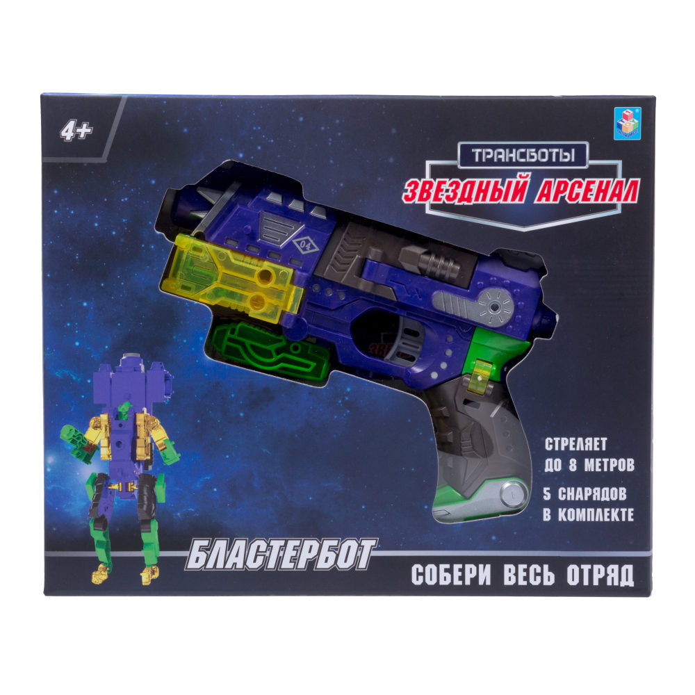 Трансформеры 1TOY Трансботы "Звездный арсенал" Бластербот
Трансформеры 1TOY Трансботы "Звездный арсенал" Бластербот