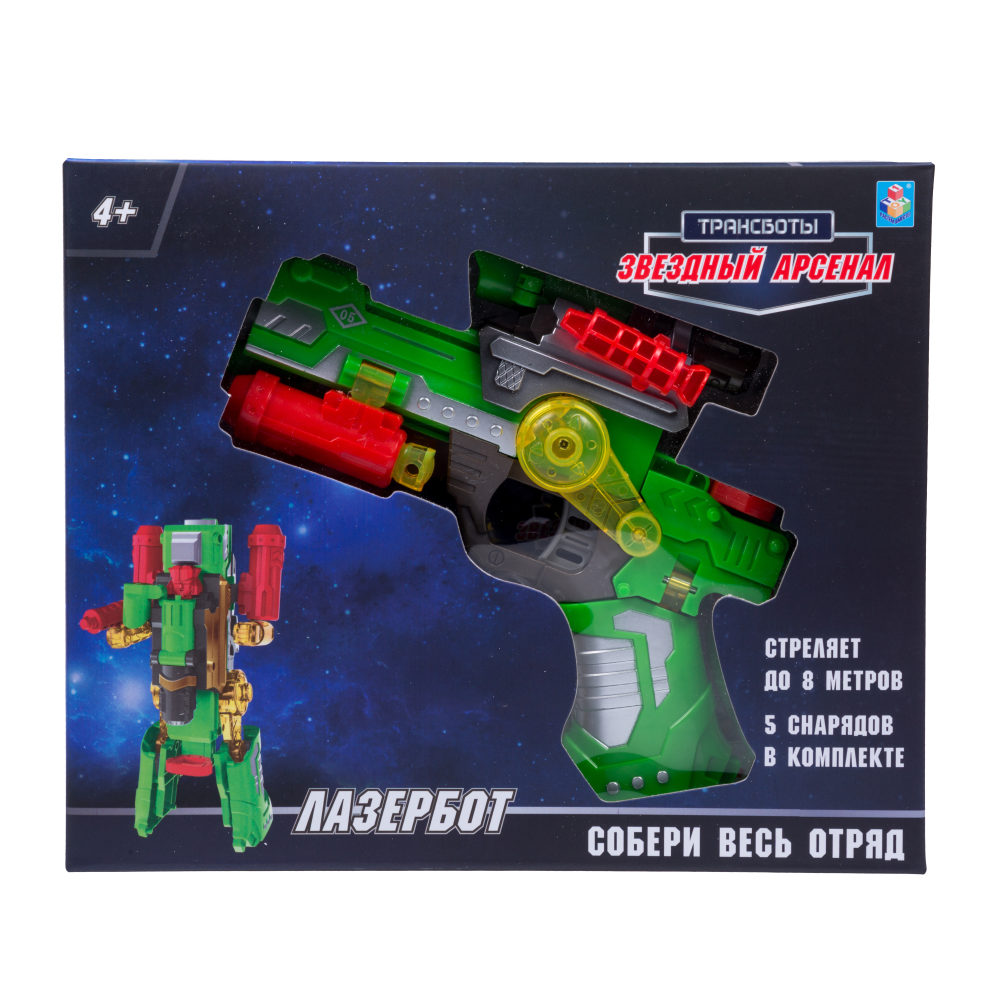 Трансформеры 1TOY Трансботы "Звездный арсенал" Лазербот
Трансформеры 1TOY Трансботы "Звездный арсенал" Лазербот
