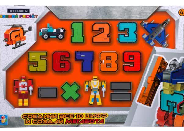 Набор Трансформеры 1TOY Трансботы "Боевой расчет" (10 цифр, 5 знаков)
Набор Трансформеры 1TOY Трансботы "Боевой расчет" (10 цифр, 5 знаков)