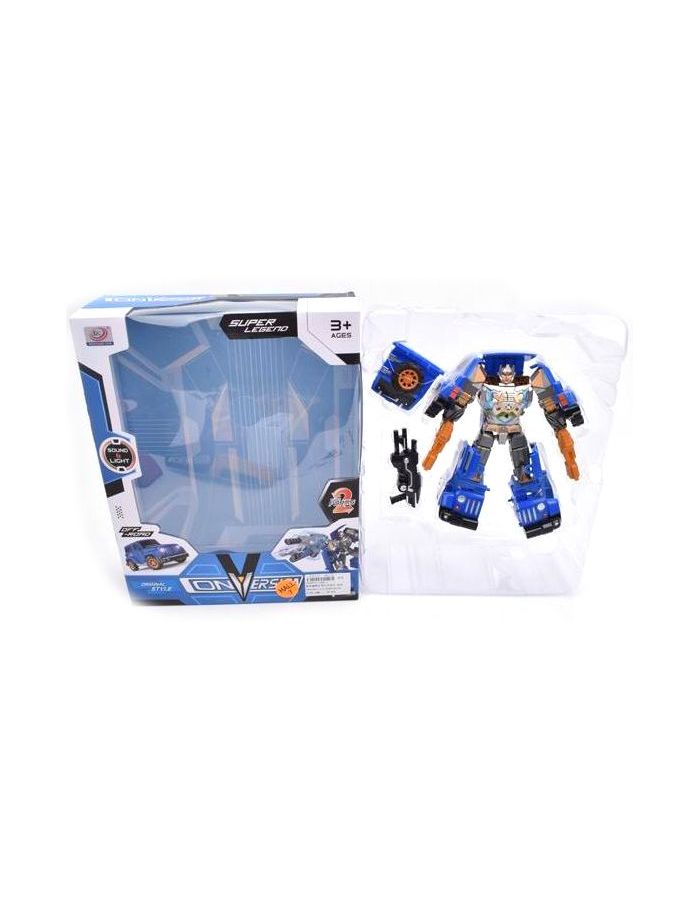 Робот-машина off-road SUPER LEGEND на бат.(свет,звук)красный с бластером и автоматом;звуки стрельбы,подсветка на груди 168-1
Робот-машина off-road SUPER LEGEND на бат.(свет,звук)красный с бластером и автоматом;звуки стрельбы,подсветка на груди 168-1