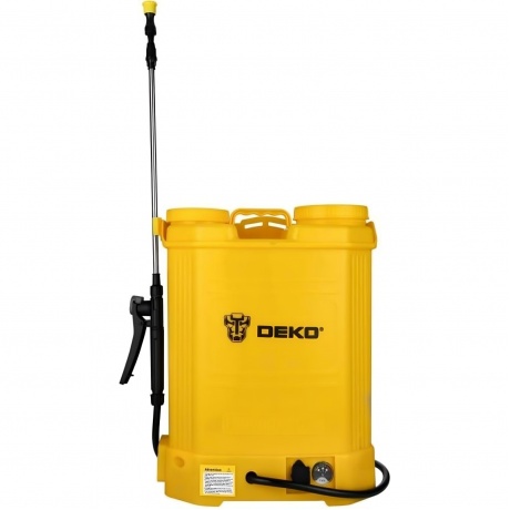 Опрыскиватель садовый аккумуляторный DEKO DKSP10 Li-ion, 16 л
Опрыскиватель садовый аккумуляторный DEKO DKSP10 Li-ion, 16 л