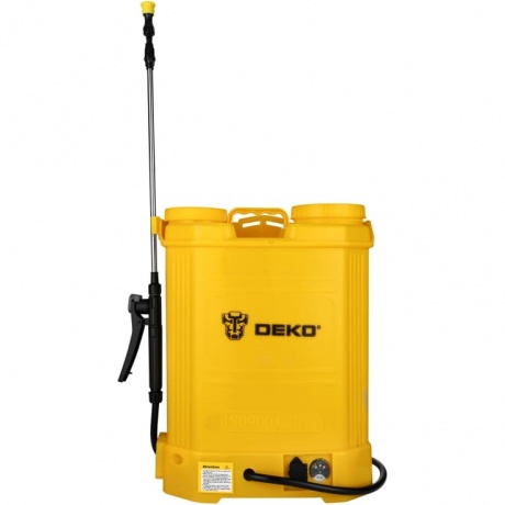 Опрыскиватель садовый аккумуляторный DEKO DKSP10, 16 л
Опрыскиватель садовый аккумуляторный DEKO DKSP10, 16 л