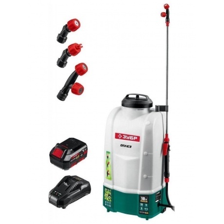 Опрыскиватель аккумуляторный ЗУБР 15 л, 1 АКБ 4 А·ч, (ОПЛ-15-41)
Опрыскиватель аккумуляторный ЗУБР 15 л, 1 АКБ 4 А·ч, (ОПЛ-15-41)