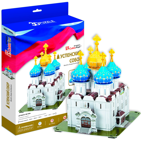 Игрушка 3D-пазл CubicFun Успенский собор, Троице-Сергиева Лавра (Россия
Игрушка 3D-пазл CubicFun Успенский собор, Троице-Сергиева Лавра (Россия