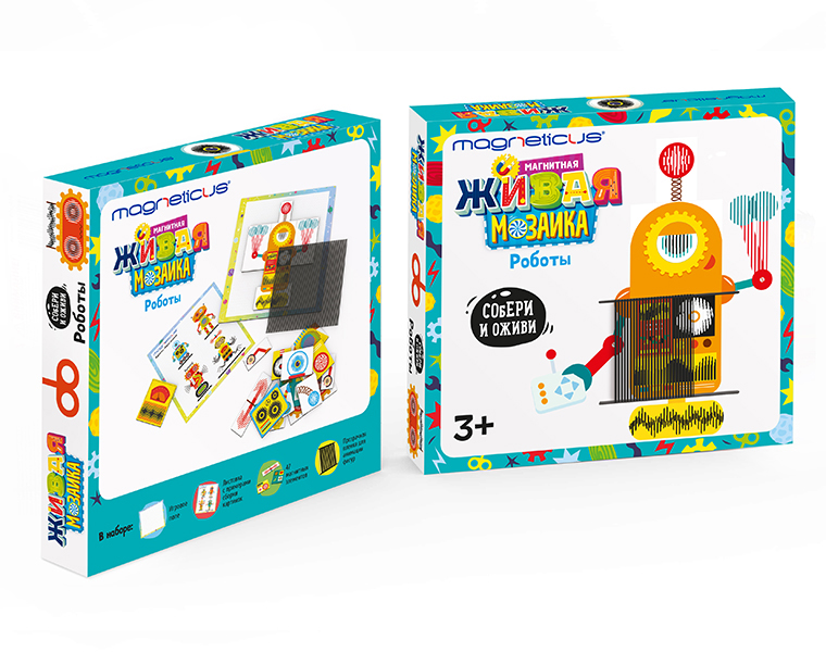 Анимированная магнитная мозаика "Роботы" MAGNETICUS
Анимированная магнитная мозаика "Роботы" MAGNETICUS