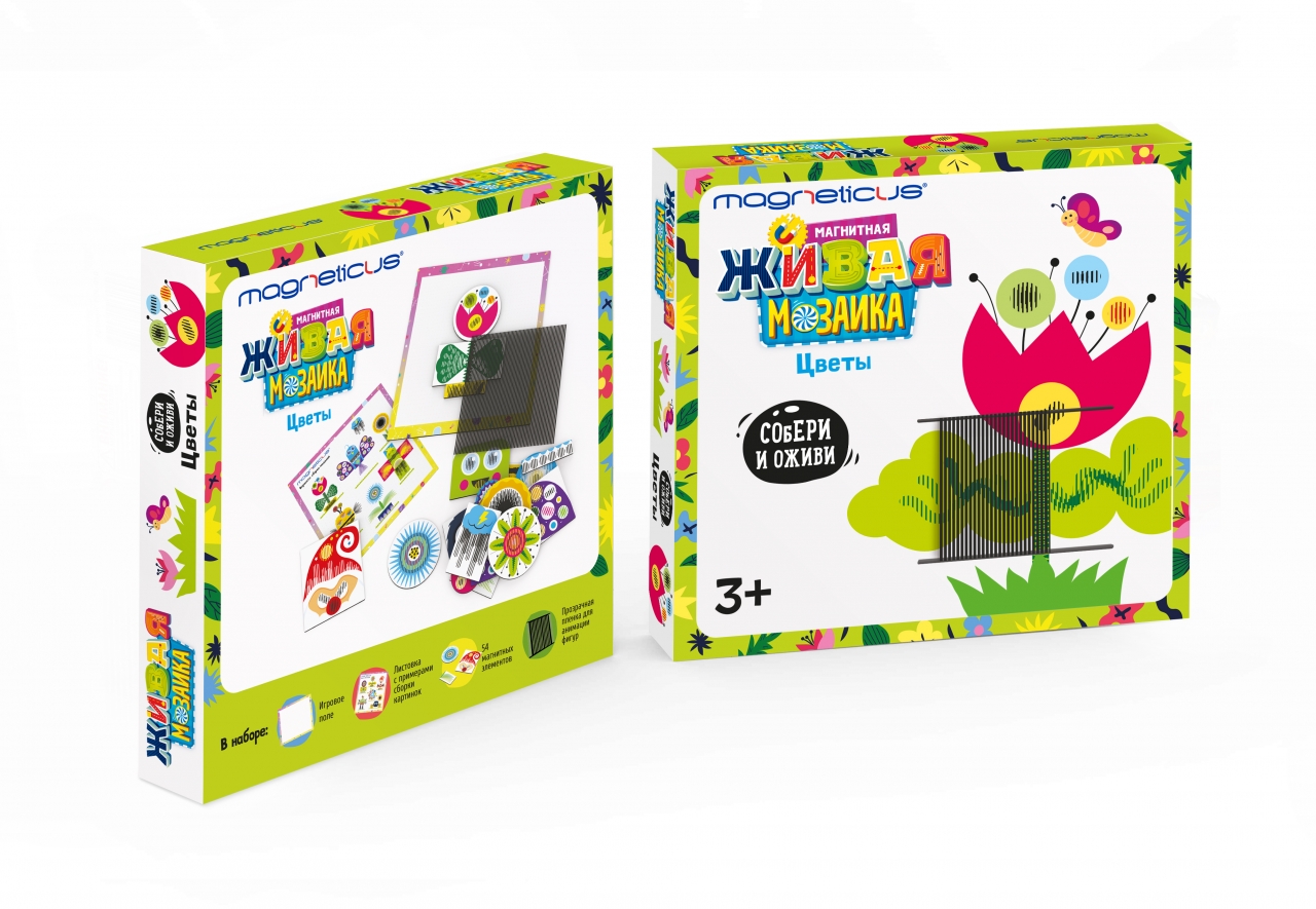 Анимированная магнитная мозаика "Цветы" MAGNETICUS
Анимированная магнитная мозаика "Цветы" MAGNETICUS