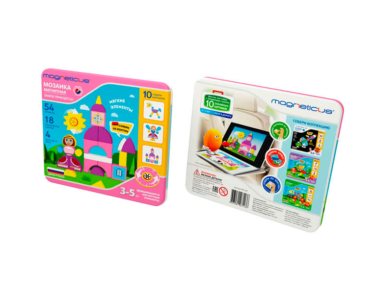 Магнитная мозаика MAGNETICUS "Замок принцессы"
Магнитная мозаика MAGNETICUS "Замок принцессы"