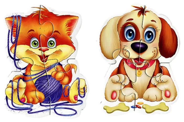 Набор пазлов Vladi Toys Домашние любимцы VT3208-02
Набор пазлов Vladi Toys Домашние любимцы VT3208-02