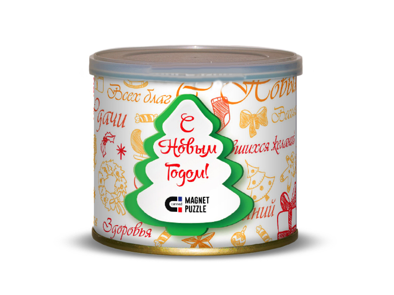 Пазл Canned Magnet Puzzle Елка с пожеланиями 416673
Пазл Canned Magnet Puzzle Елка с пожеланиями 416673