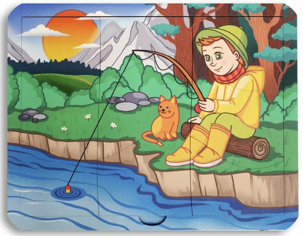 Пазл Нескучные игры Рыболов 8158 
Пазл Нескучные игры Рыболов 8158